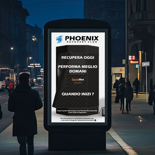Phoenix SteamBox™ 2.0 - Sauna Portable Professionnel - Phoenix Recovery Club